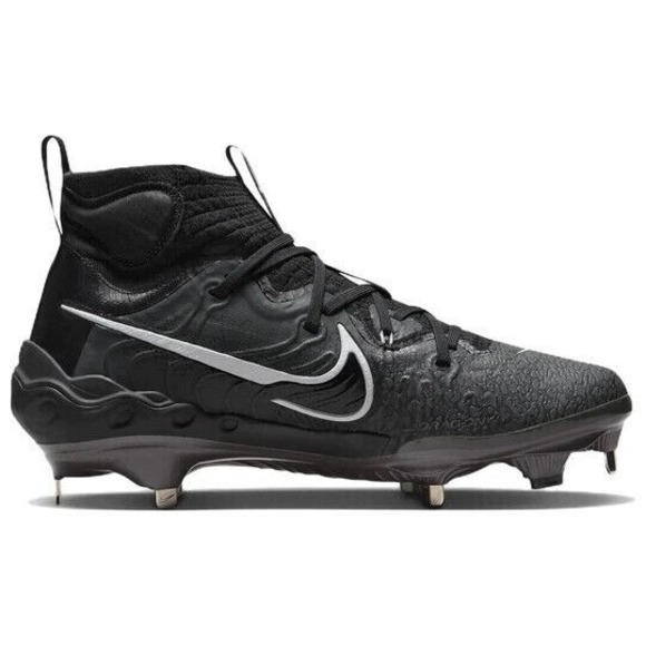 Nike‎ Men Alpha Huarache NXT Black Dark Smoke Grey Cleats Size 7.5 NEW main image 5